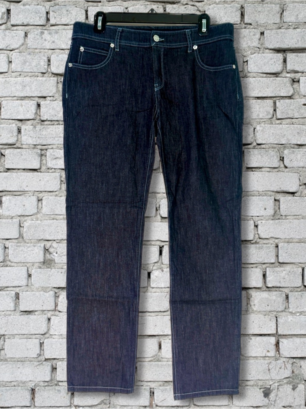 Women’s Armani Collezioni Dark Wash Straight Leg Jeans Size 30